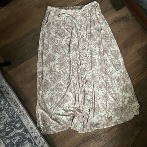 Floral maxi skirt